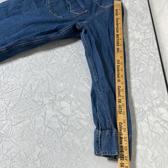 Western denim Levi Red Tab small snap closure shirt regular fit - Picture 9 of 12